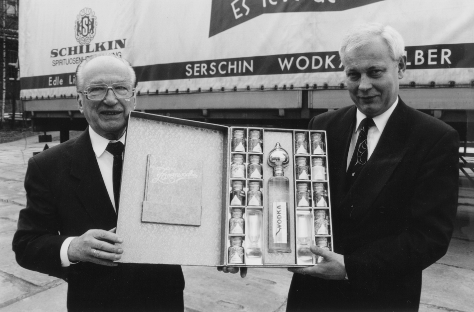 Sergej Schilkin mit Schwiegersohn Peter Mier